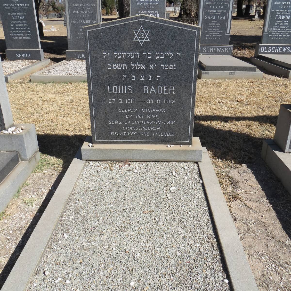 BADER Louis 1911-1982