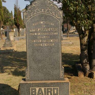 BAIRD Peter Jarvis -1926