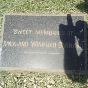 BARNARD Xinia :: BARNARD Winifred