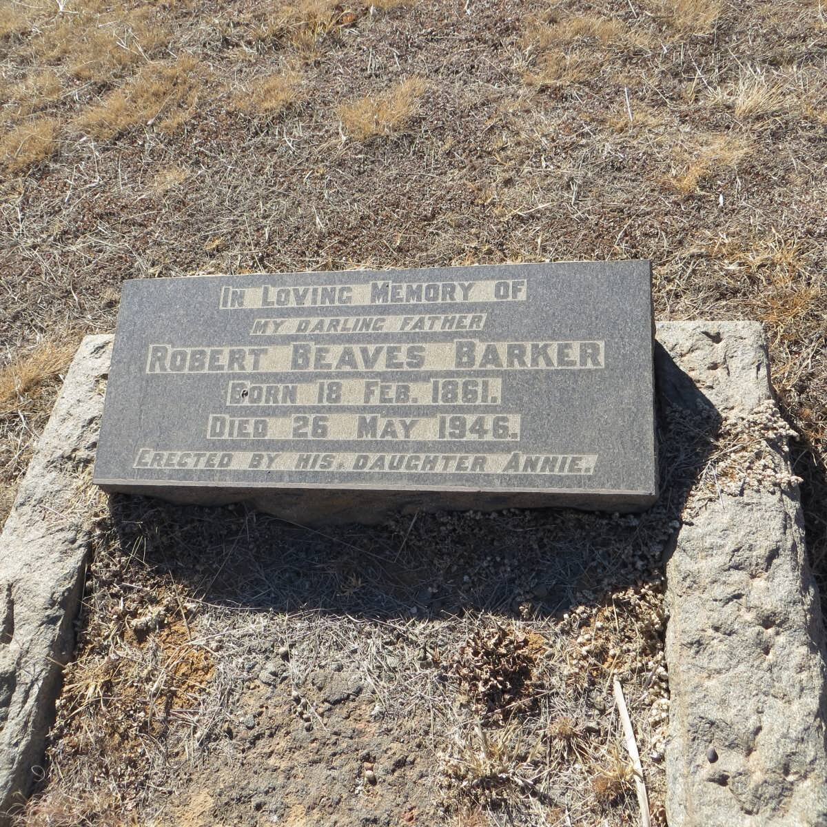 BARKER Robert Beaves 1861-1946