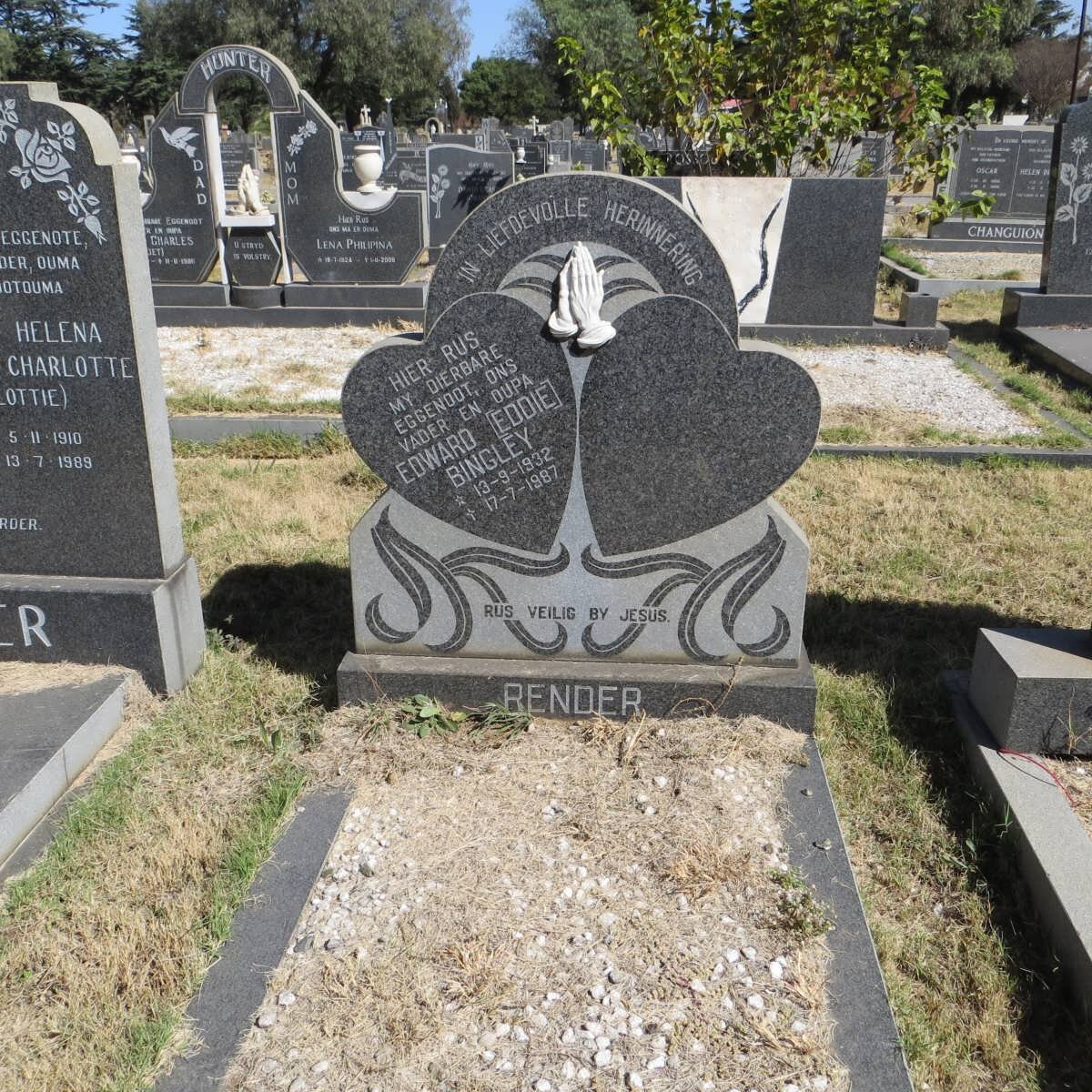 BENDER Edward Bingley 1932-1987