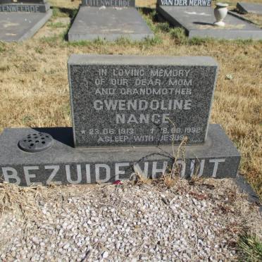 BEZUIDENHOUT Gwendoline Nance 1913-1992