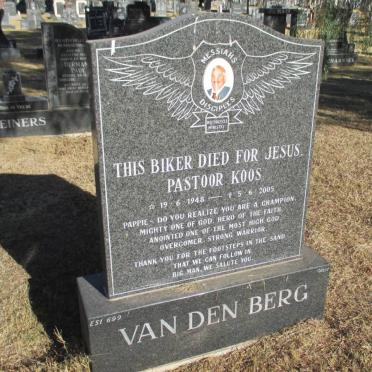 BERG Koos, van den 1948-2005