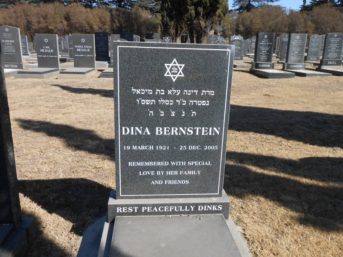 BERNSTEIN Dina 1921-2005