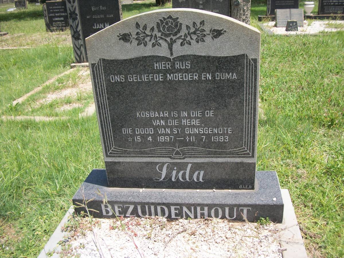 BEZUIDENHOUT Lida 1897-1993