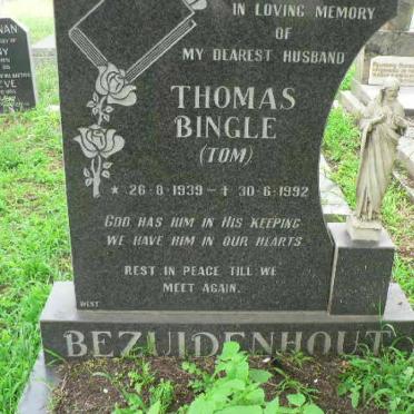 BEZUIDENHOUT Thomas Bingle 1939-1992