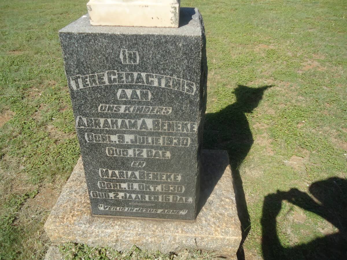 BENEKE Abraham A. -1930 :: BENEKE Maria -1930