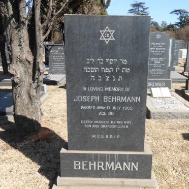 BEHRMANN Joseph -1965