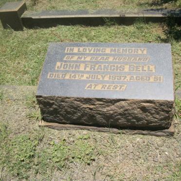 BELL John Francis -1937
