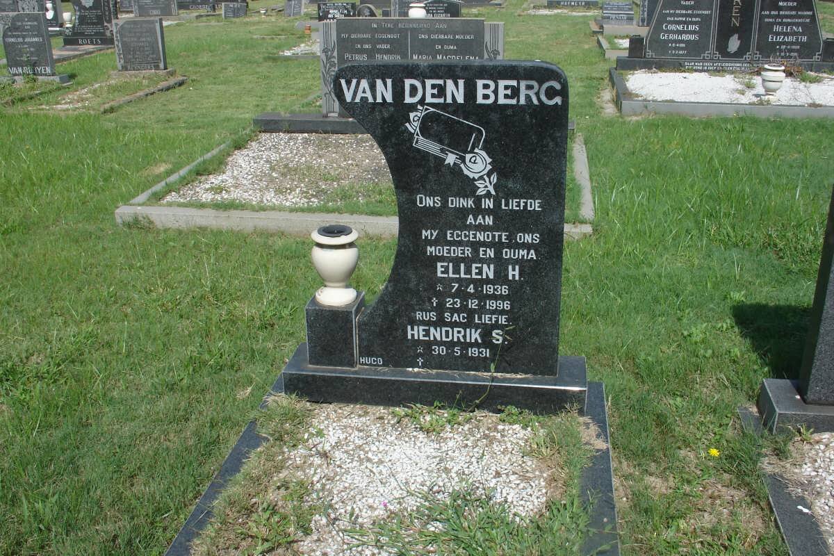 BERG Hendrik S., van den 1931- &amp; Ellen H. 1936-1996