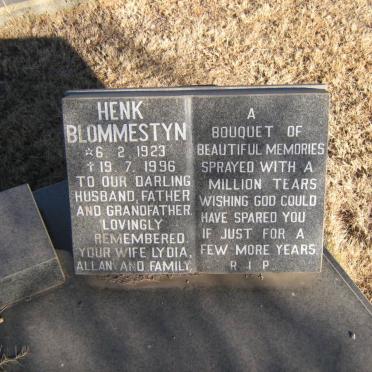 BLOMMESTYN Henk 1923-1996