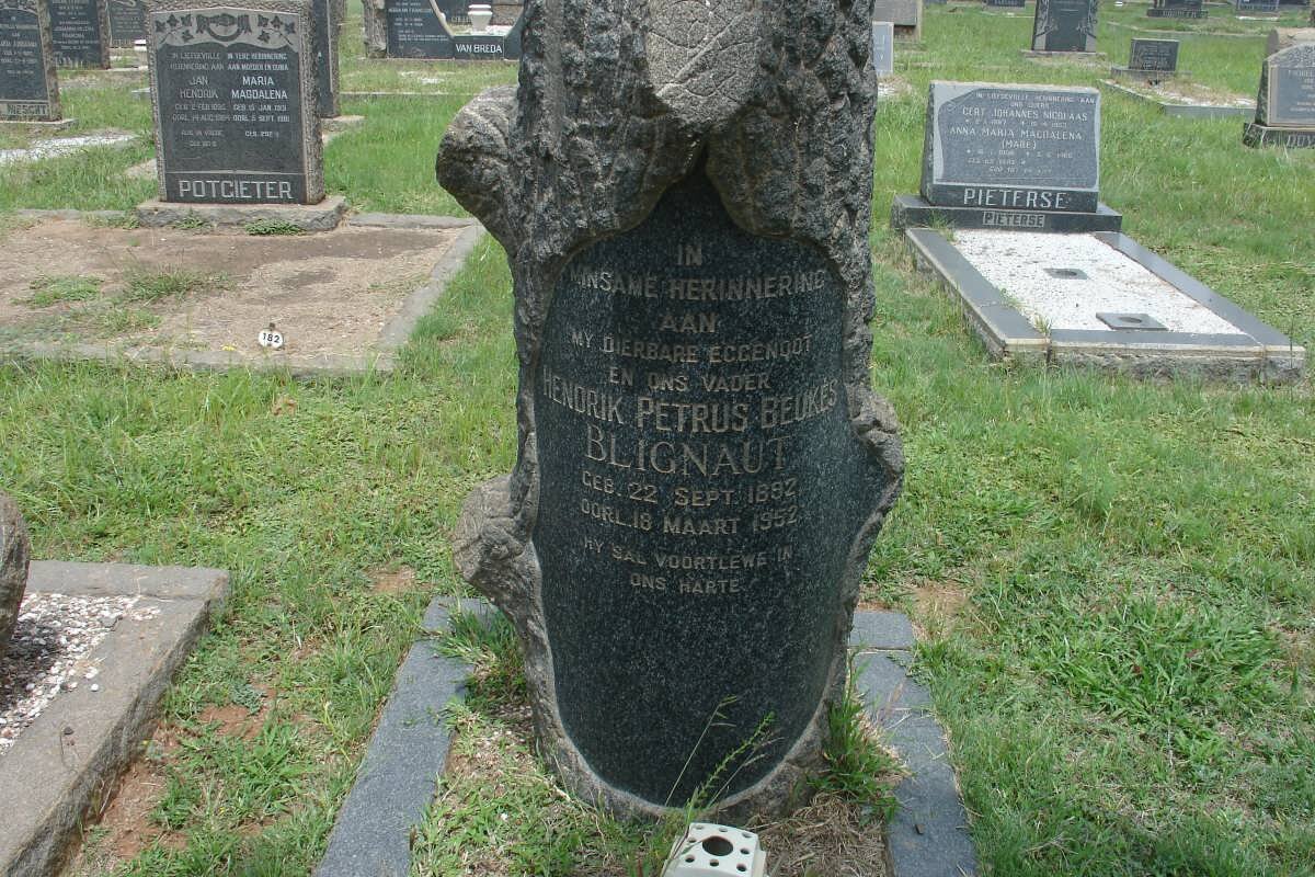 BLIGNAUT Petrus Hendrik Beukes 1892-1952