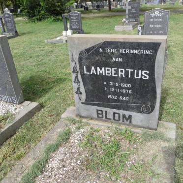 BLOM Lambertus 1900-1975