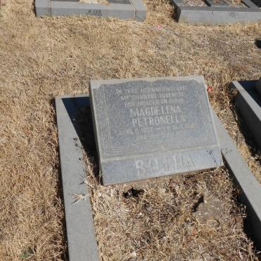 BOTHA Magdalena Petronella 1927-19??