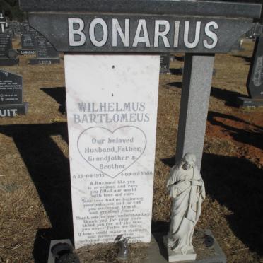 BONARIUS Wilhelmus Bartlomeus 1933-2004