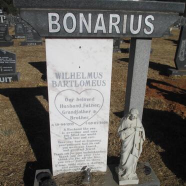 BONARIUS Wilhelmus Bartlomeus 1933-2004