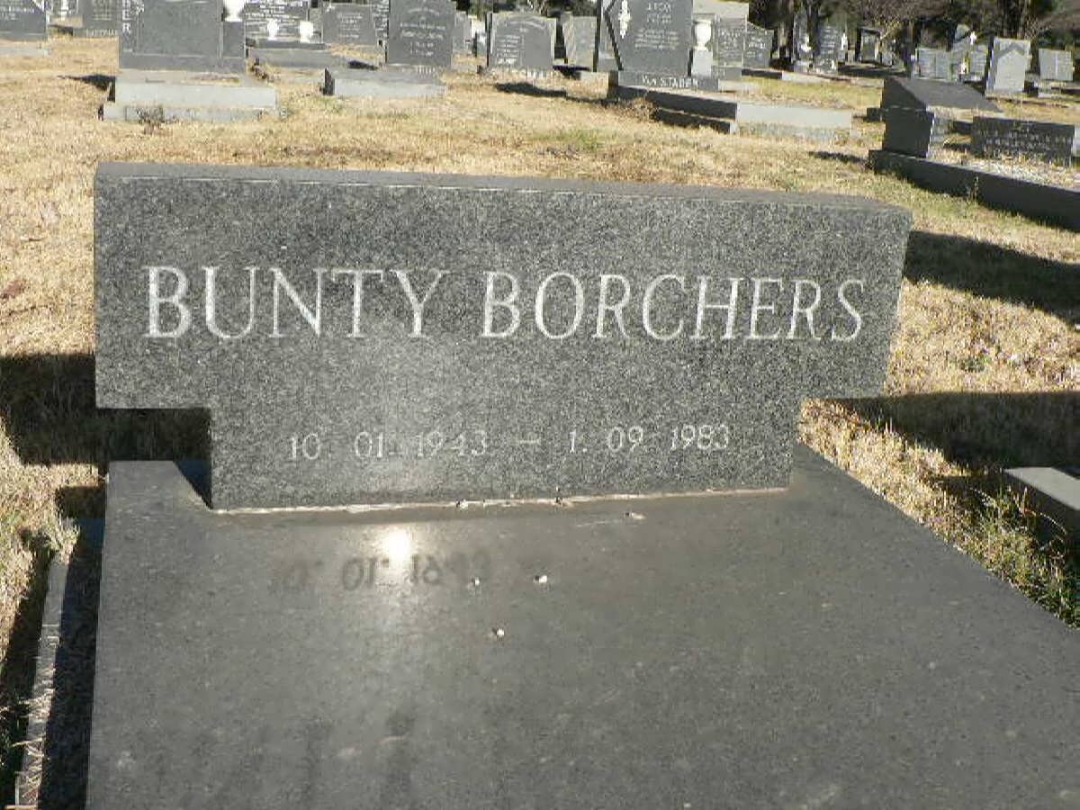 BORCHERS Bunty 1943-1983