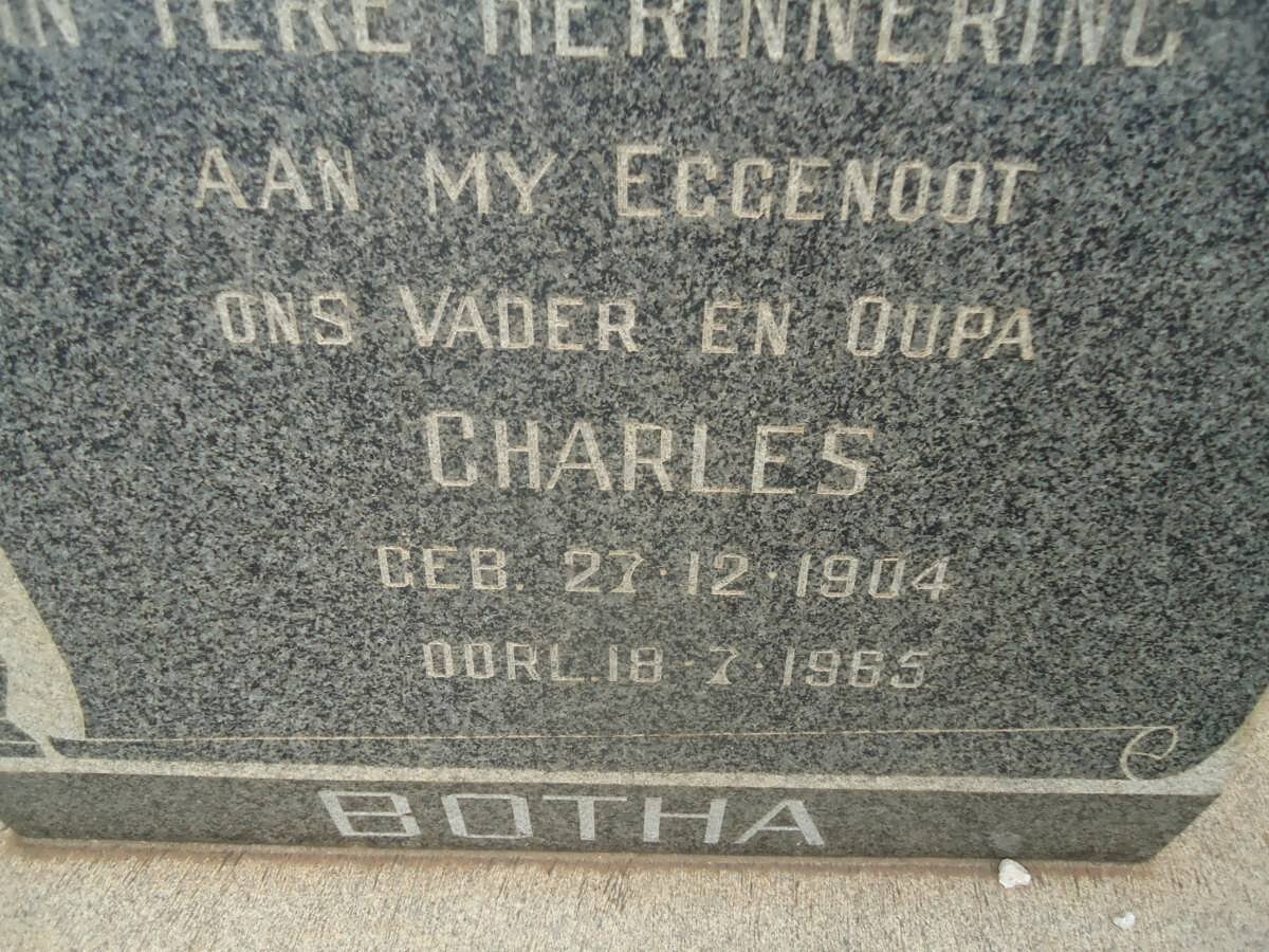 BOTHA Charles 1904-1965