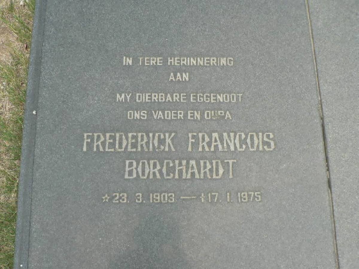 BOUWER Barend Daniël 1920-1975 &amp; Freda Magdalena ROUX 1902-1998