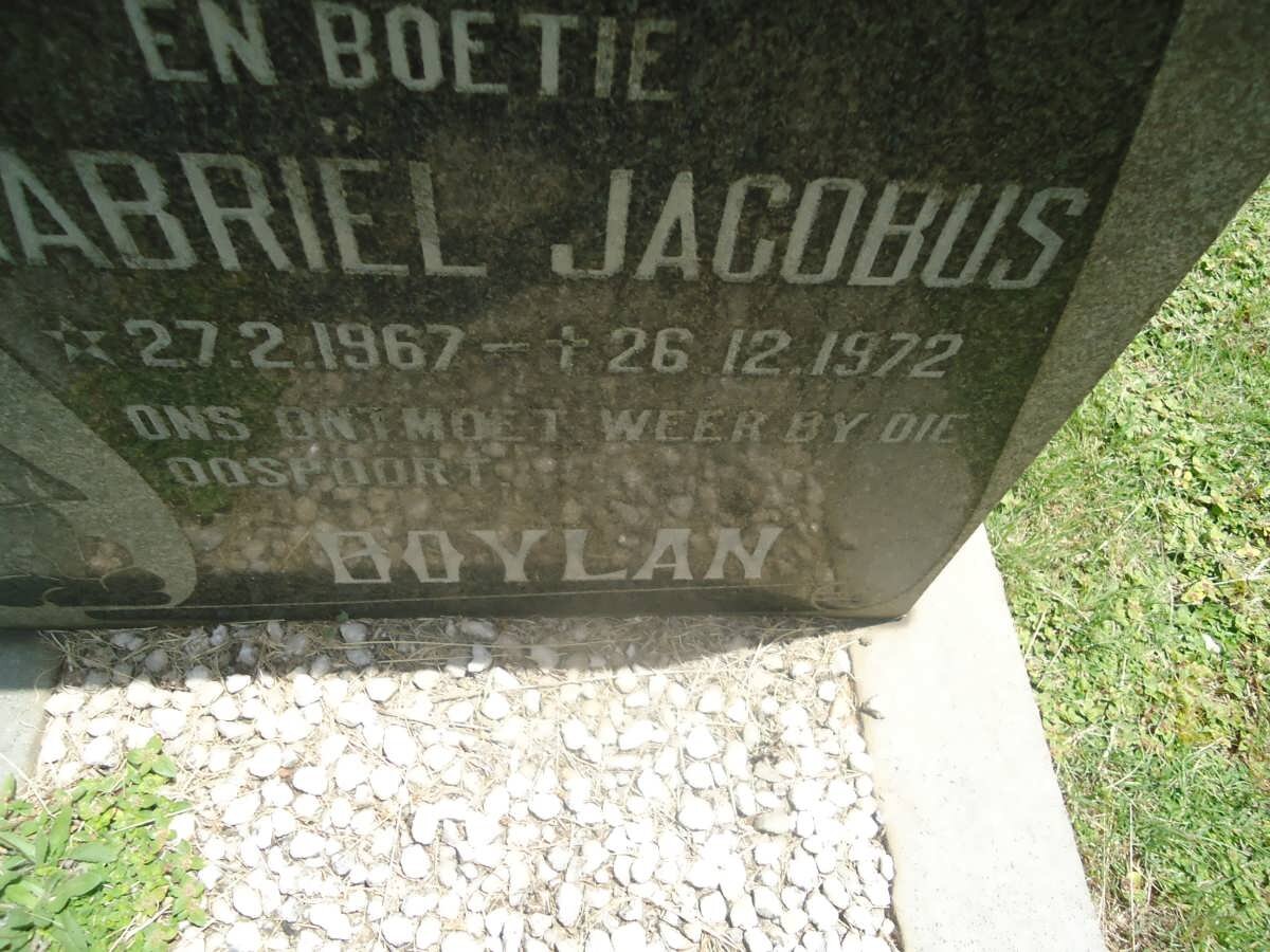 BOYLAN Gabriel Jacobus 1967-1972