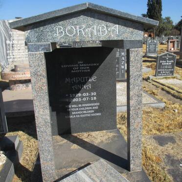 BOKABA Maputle Anna 1929-2003