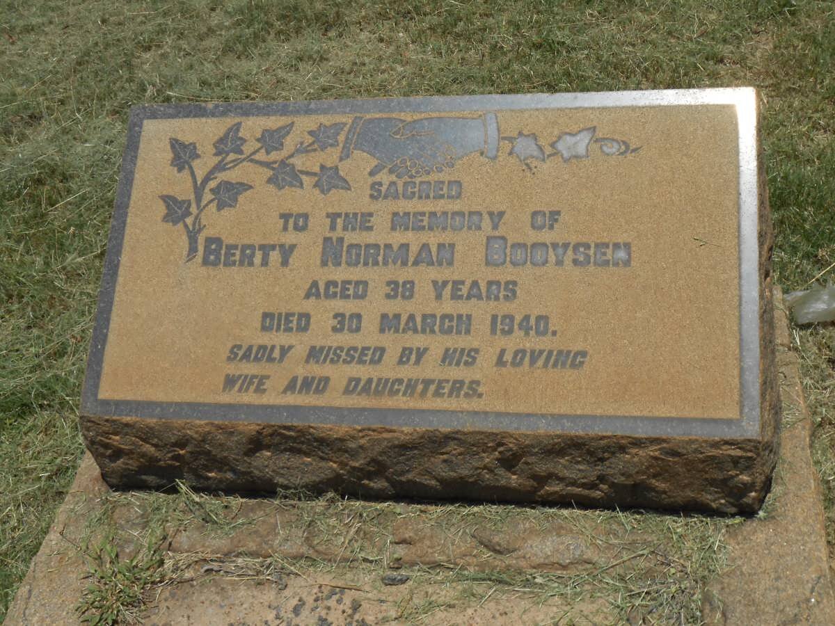 BOOYSEN Berty Norman 1940