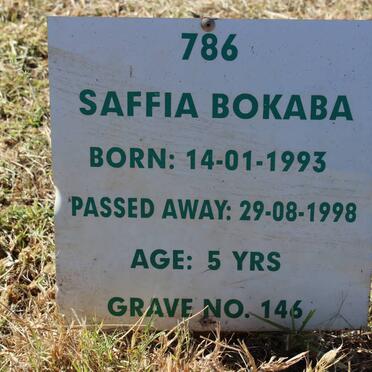 BOKABA Saffia 1993-1998