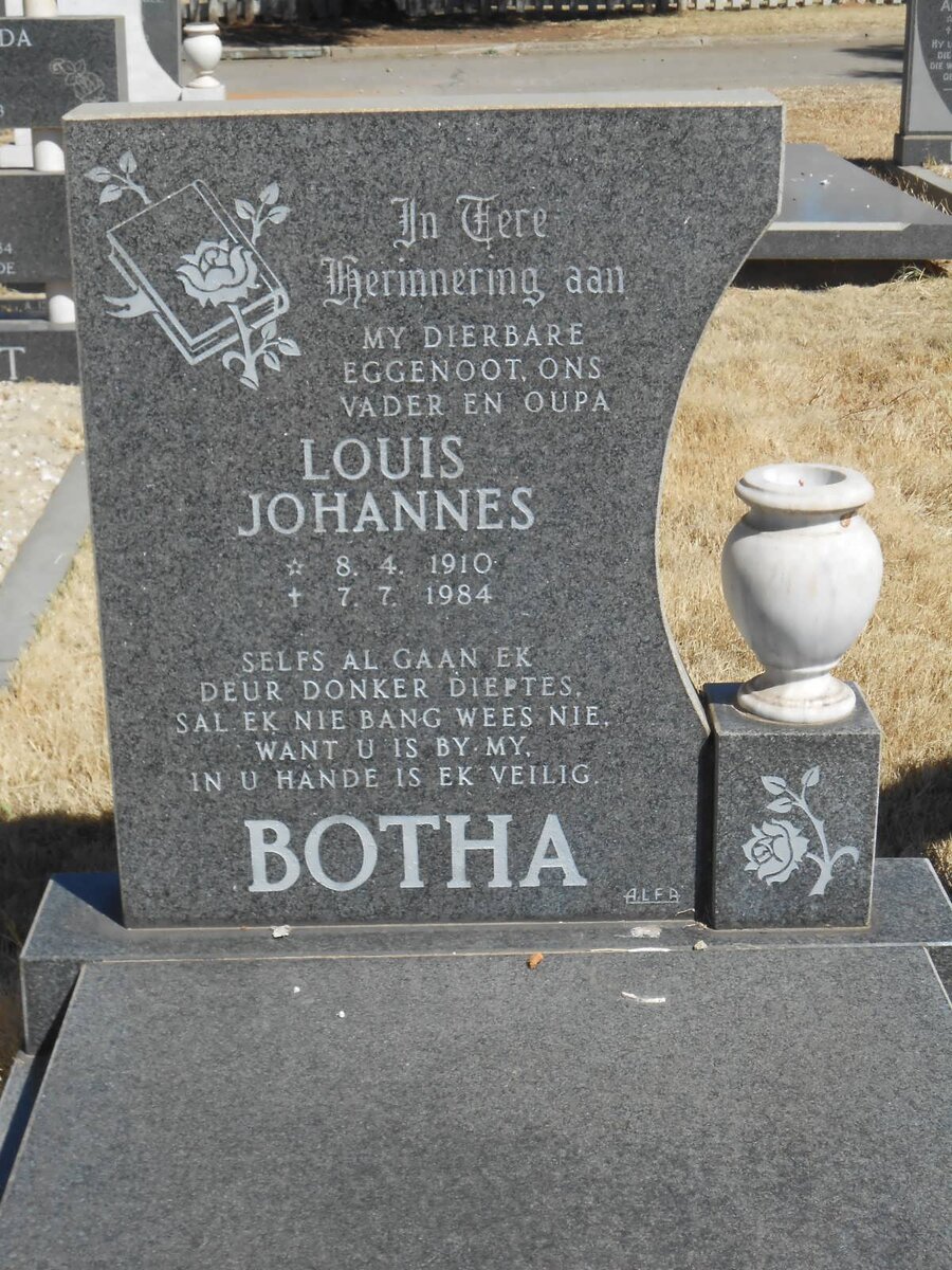 BOTHA Louis Johannes 1910-1984