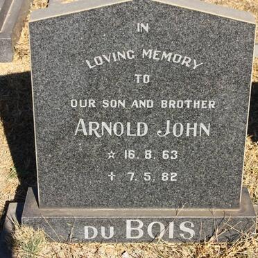 BOIS Arnold John, du 1963-1982