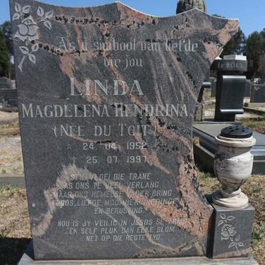 BOSHOFF Magdelena Hendrina nee DU TOIT 1952-1997