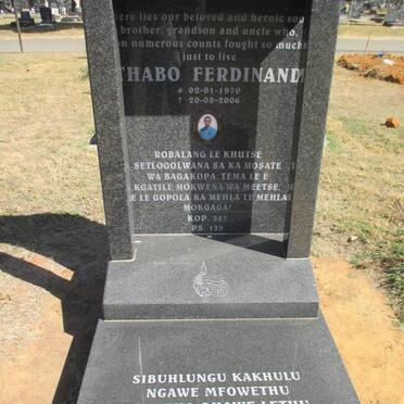 BOLEU Thabo Ferdinand 1970-2006