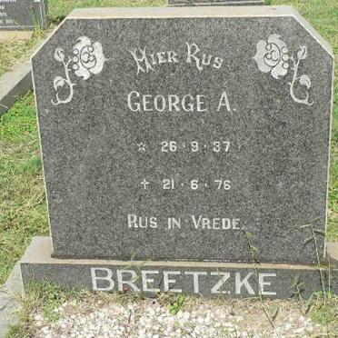 BREETZKE George A. 1937-1976