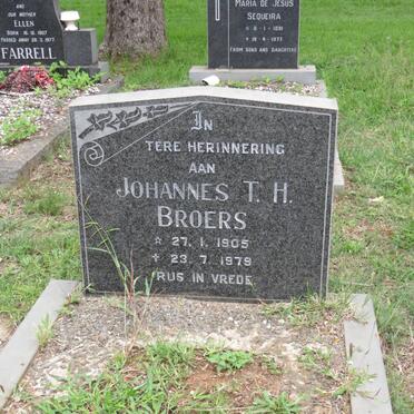 BROERS Johannes T.H. 1905-1979