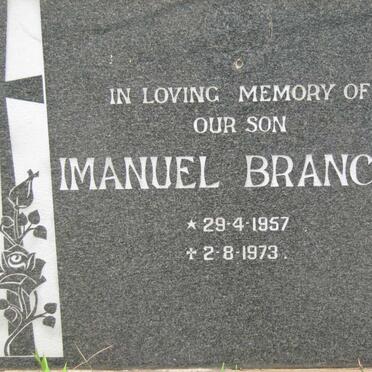 BRANCO Imanuel 1957-1973