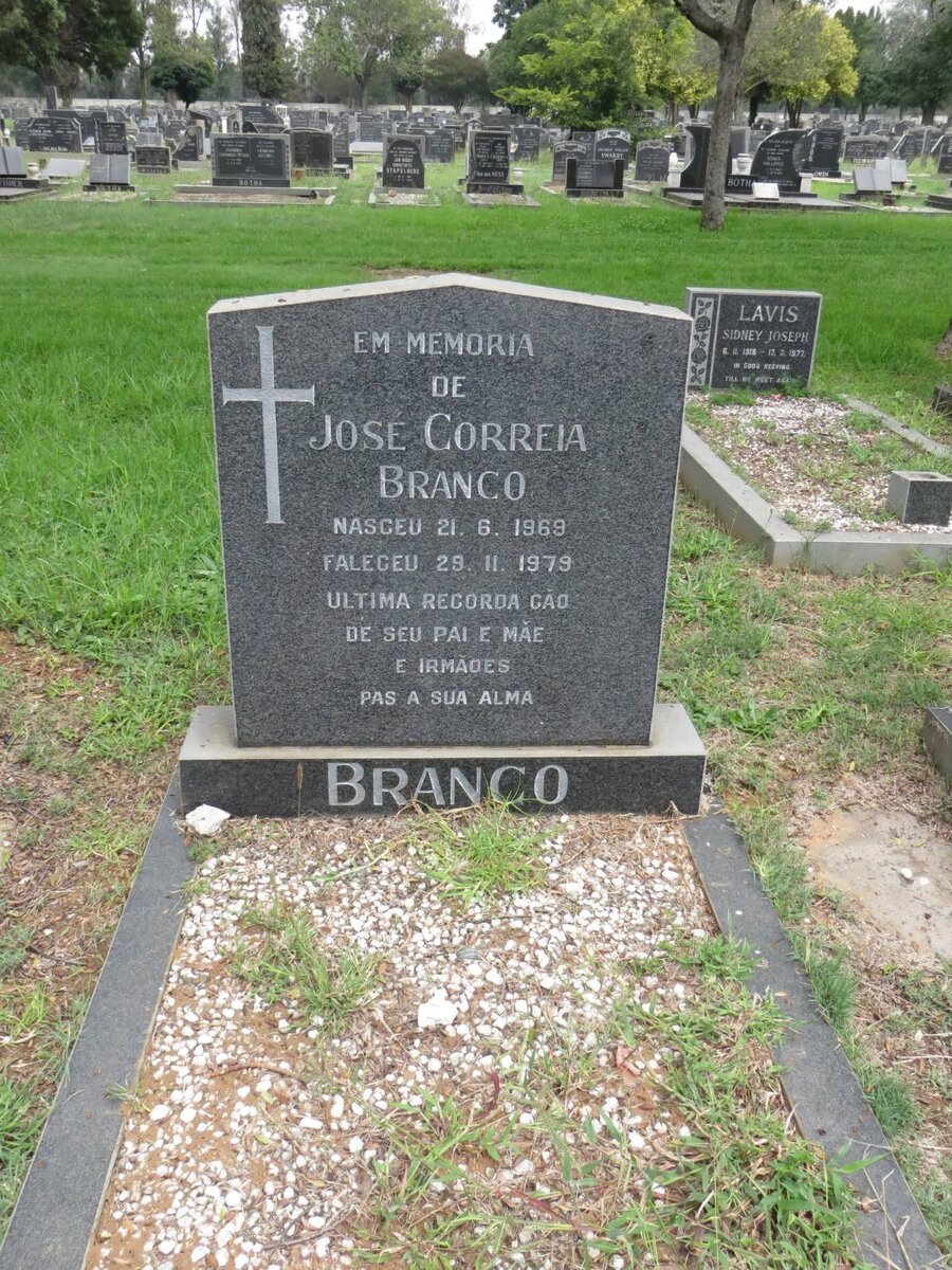 BRANCO Jose Correia 1969-1979