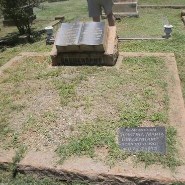 BREDENKAMP Johannes Frederick -1947 &amp; Martha Maria -1938 :: BREDENKAMP Christina Maria 1901-1973