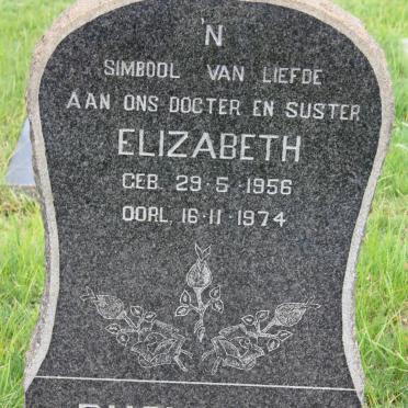 BUCHANAN Elizabeth 1956-1974