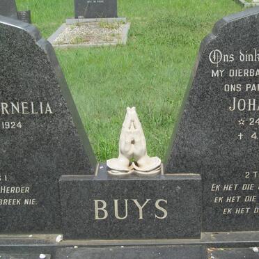 BUYS Johannes 1923-1978 &amp; Maria Cornelia 1924-