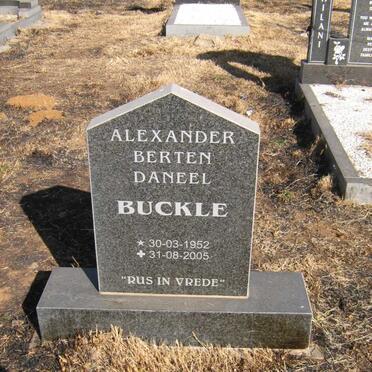 BUCKLE Alexander Berten Daneel 1952-2005