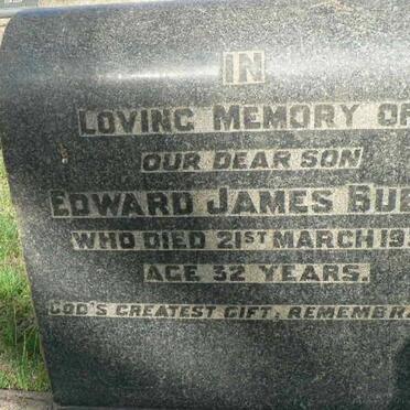 BUDD Edward James -1930