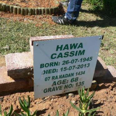 CASSIM Hawa 1945-2013