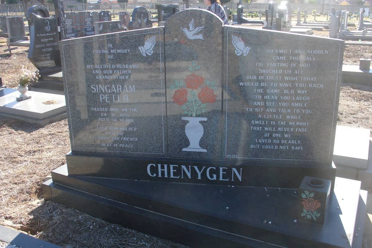 CHENYGEN Singaram Peter -1995