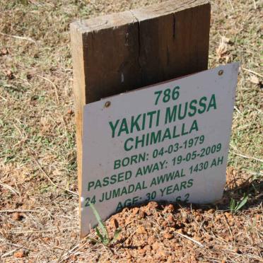CHIMALLA Yakiti Mussa 1979-2009