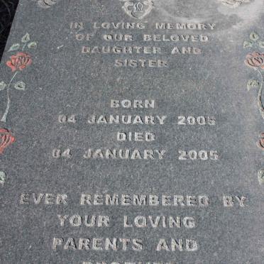 CHETTY (Baby girl) 2005-2005