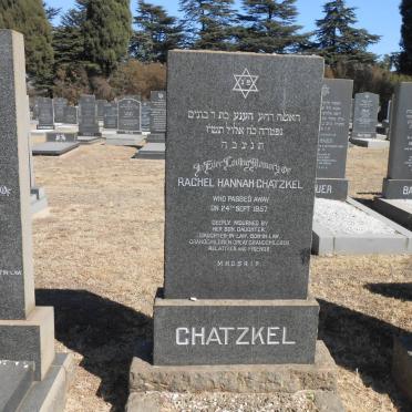CHATZKEL Rachel Hannah -1957