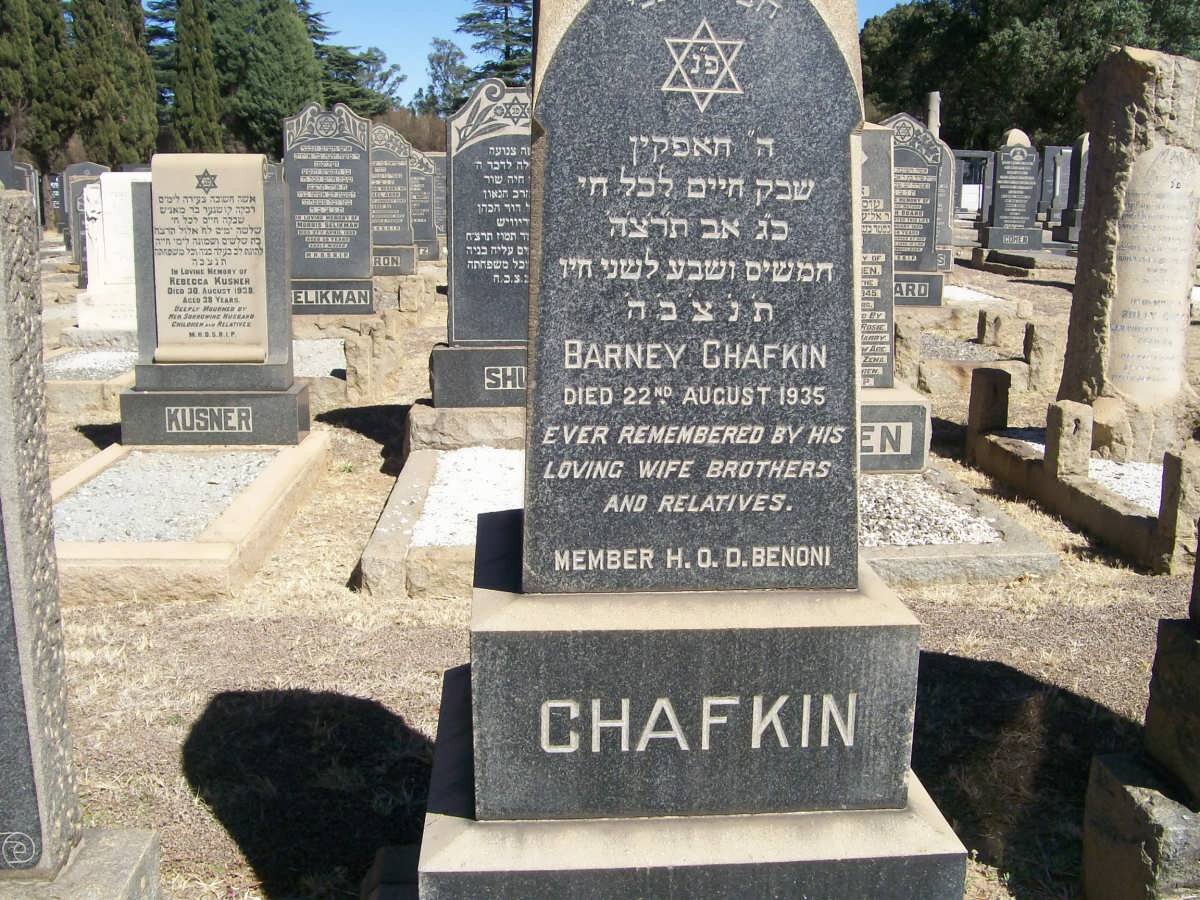 CHAFKIN Barney -1935