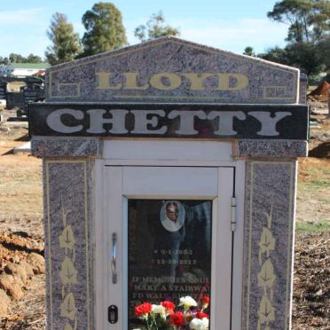 CHETTY Lloyd 1984-2012