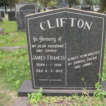 CLIFTON James Francis 1946-1972