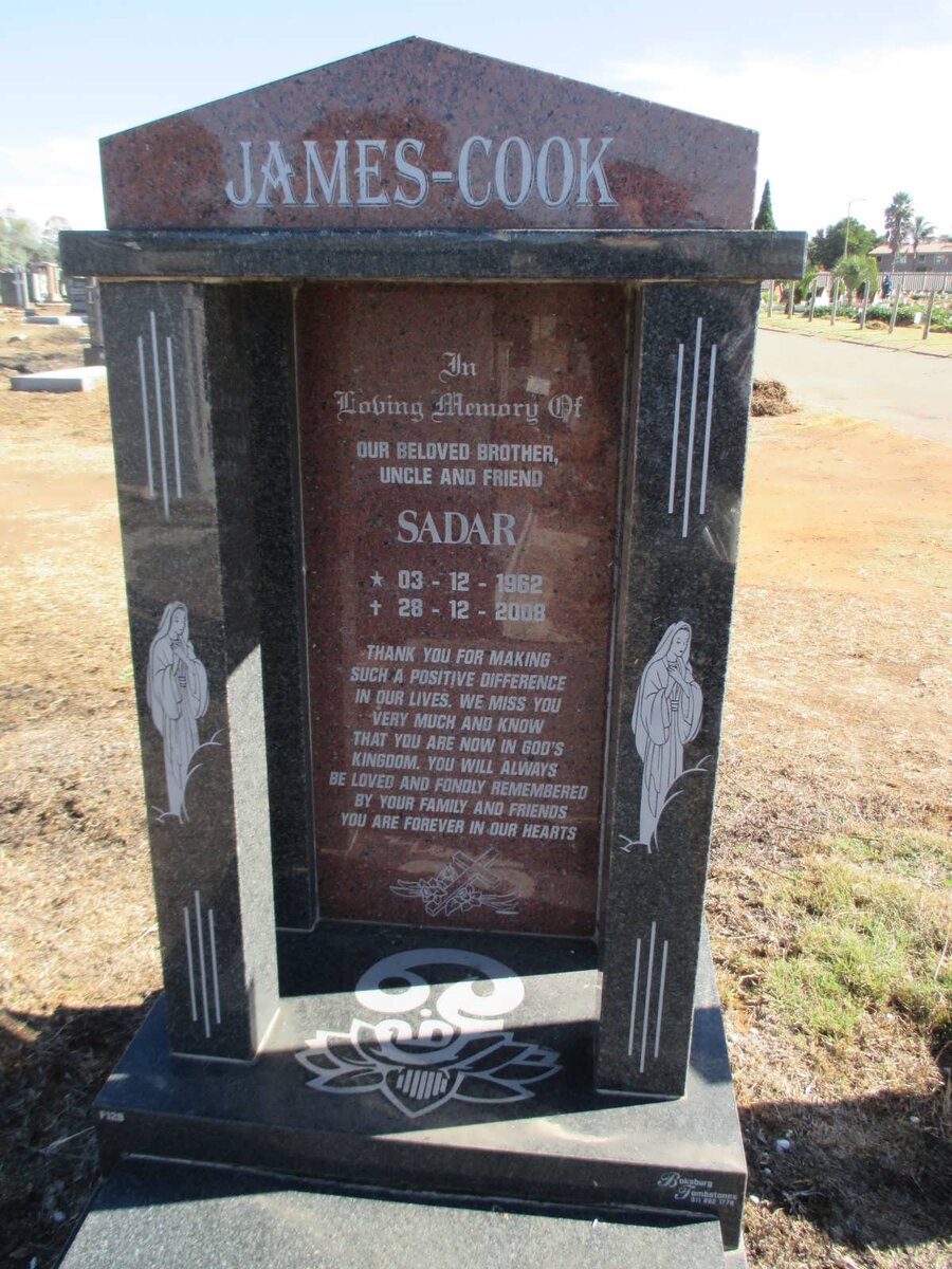 COOK Sadar, James 1962-2008