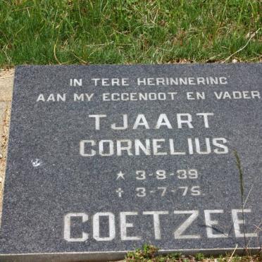 COETZEE Tjaart Cornelius 1939-1975